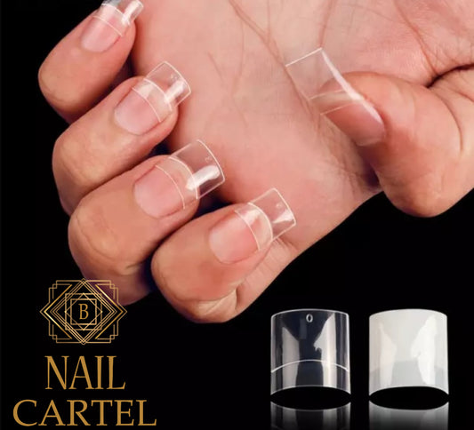 No C Curve Short Square Nail Tips