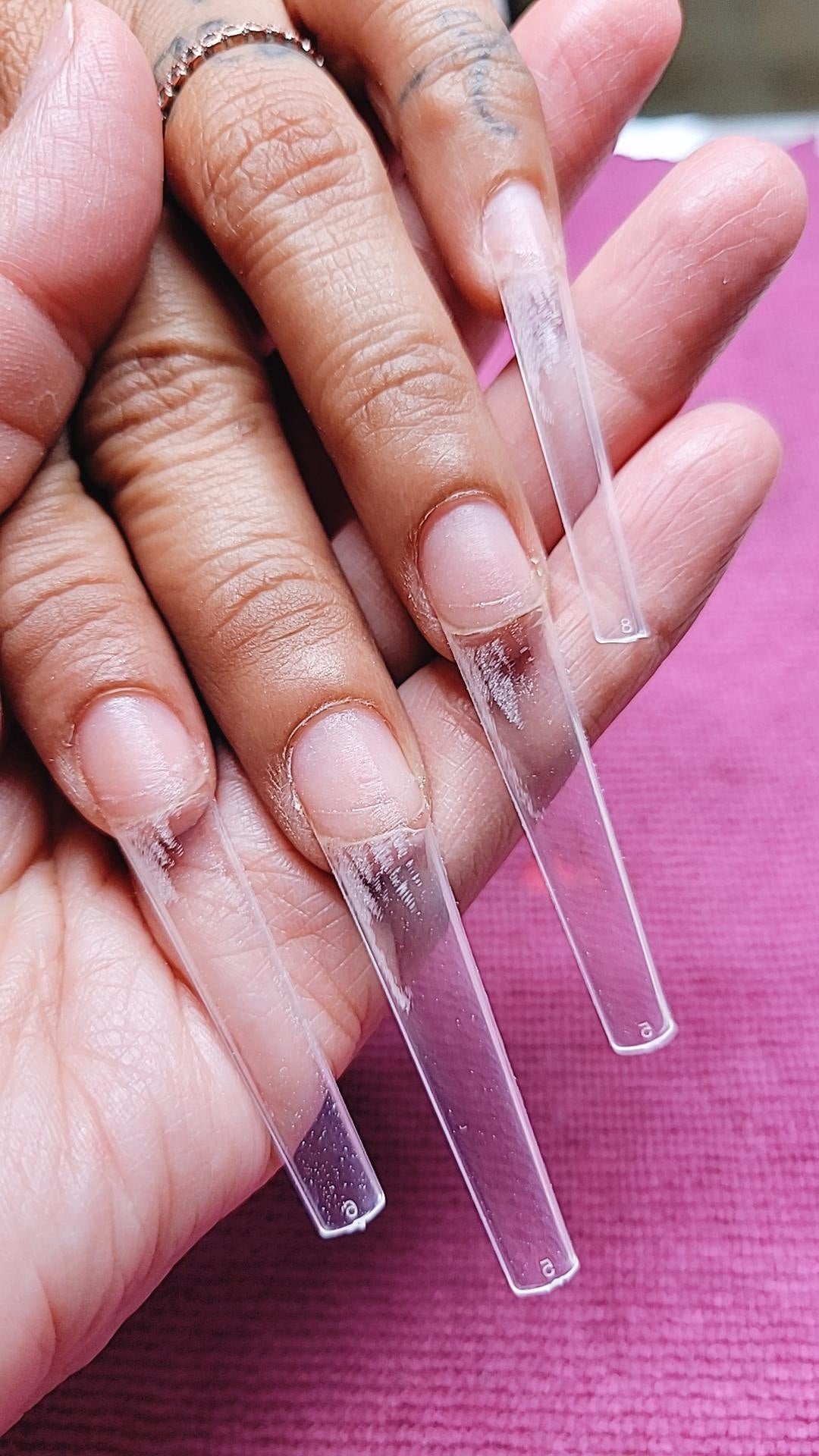 No C Curve XXL Coffin tips 500pcs