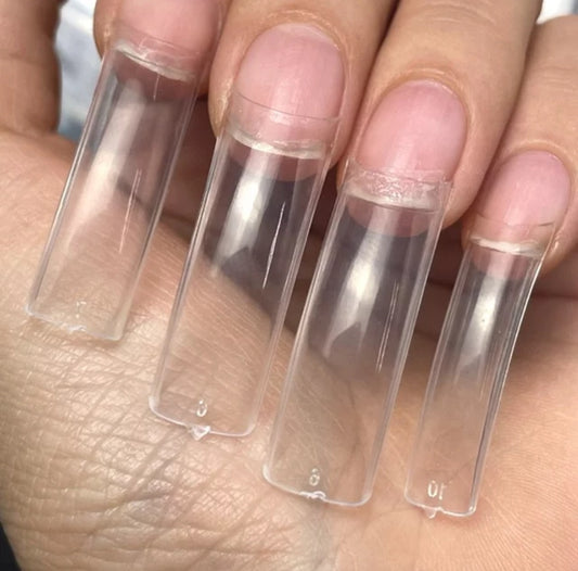 No C Curve Tapered Square Nail tips 500pcs